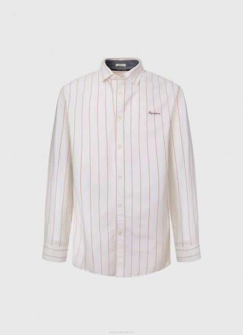 Pepe Jeans Lyntonin normaalikokoinen oxford-paita miehet valkoinen TB001034 - Image 5