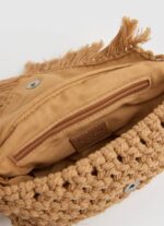 Pepe Jeans macrame crossbody laukku naiset kameli TB00744 - Image 3
