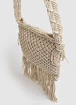 Pepe Jeans macrame crossbody laukku naiset mousse TB00709 - Image 2