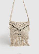 Pepe Jeans macrame crossbody laukku naiset mousse TB00709