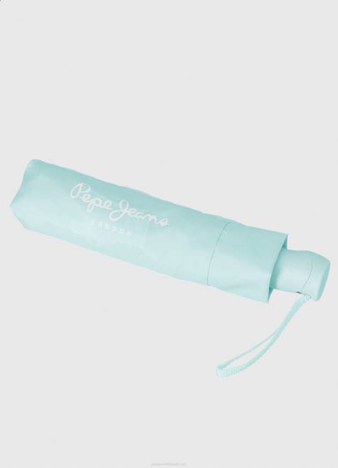 Pepe Jeans macy taitettava automaattinen sateenvarjo naiset vaaleansininen TB00789 - Image 2