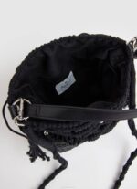 Pepe Jeans makrame ja olkipussi naiset musta TB00741 - Image 3