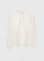 Pepe Jeans mao kaulus puuvilla Dobby pusero naiset mousse TB00362 - Image 5