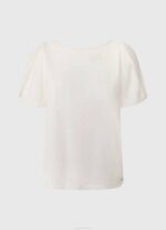 Pepe Jeans marmoroitu venekaulus t-paita naiset valkoinen TB00452 - Image 5