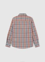 Pepe Jeans marpleruudullinen popliinipaita poika studio punainen TB001659 - Image 2