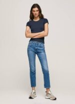 Pepe Jeans mary korkeavyötäröiset tavalliset farkut naiset denim TB0018