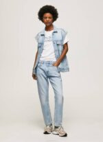 Pepe Jeans mary korkeavyötäröiset tavalliset farkut naiset denim TB0019