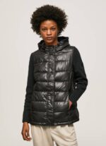 Pepe Jeans mattapintainen puhdettu takki naiset musta TB00121