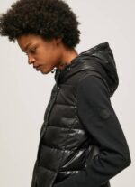 Pepe Jeans mattapintainen puhdettu takki naiset musta TB00121 - Image 3