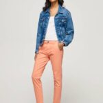 Pepe Jeans maura tavalliset chino-housut naiset persikka TB00308