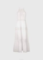 Pepe Jeans mekko kirjailtuilla yksityiskohdilla naiset valkoinen TB00219 - Image 5