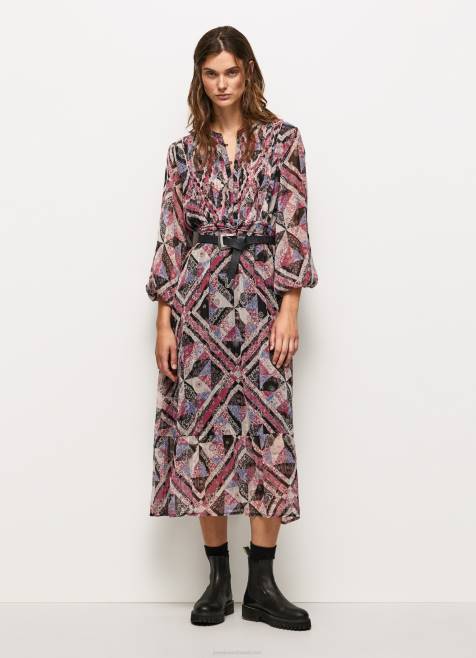 pepe_jeans_midi_mekko_jossa_paisley_yksityiskohdat_naiset_multi_tb00180.jpg Pepe Jeans midi-mekko, jossa paisley-yksityiskohdat naiset multi TB00180 - Image 1