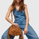 Pepe Jeans mokkanahkainen ämpärilaukku naiset kameli TB00724