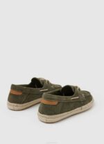 Pepe Jeans mokkanahkaiset venelenkkarit miehet khakin vihreä TB001192 - Image 5