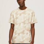 Pepe Jeans naamiointikuvioinen t-paita miehet maltaat TB00963