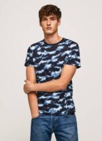 Pepe Jeans naamiointikuvioinen t-paita miehet utseva TB00922