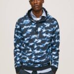 Pepe Jeans naamiointiprinttipusero miehet valkoinen TB00879