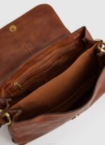 Pepe Jeans nahkainen olkalaukku naiset tupakka TB00746 - Image 3