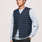 Pepe Jeans nappikiinnitys pehmustettu liivi miehet dulwich TB00845