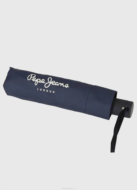 Pepe Jeans ned taitettava automaattinen sateenvarjo naiset laivasto TB00790 - Image 2