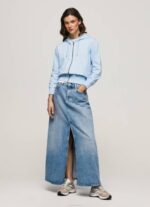 Pepe Jeans neule, jossa huppu ja vetoketju naiset lahti TB00270 - Image 2