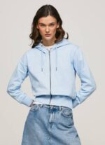 Pepe Jeans neule, jossa huppu ja vetoketju naiset lahti TB00270 - Image 3