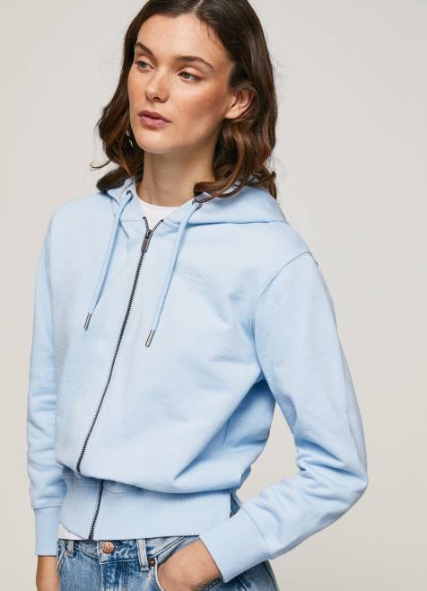 pepe_jeans_neule_jossa_huppu_ja_vetoketju_naiset_lahti_tb00270.jpg Pepe Jeans neule, jossa huppu ja vetoketju naiset lahti TB00270 - Image 1