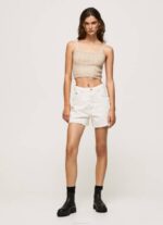 Pepe Jeans neuloa olkaimet toppi naiset harrastaja TB00242 - Image 2