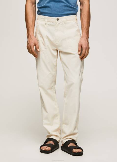 Pepe Jeans newton worker cargo housut miehet norsunluu TB001123 - Image 2