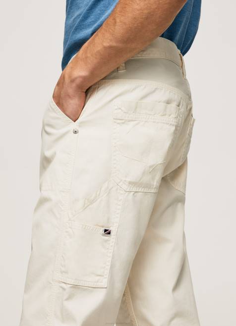 Pepe Jeans newton worker cargo housut miehet norsunluu TB001123 - Image 3