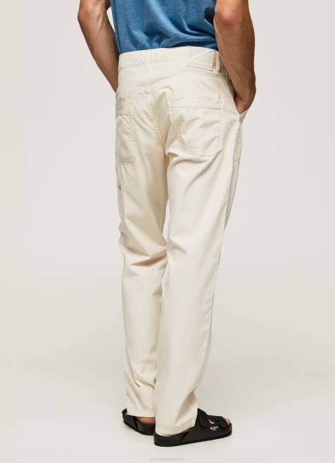 Pepe Jeans newton worker cargo housut miehet norsunluu TB001123 - Image 4
