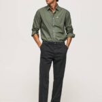 Pepe Jeans normaali istuvuus Dobby-paita miehet valu TB001043