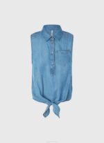 Pepe Jeans normaalikokoinen hihaton paita naiset denim TB00368 - Image 5