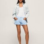 Pepe Jeans normaalikokoiset puuvillashortsit naiset lahti TB00527