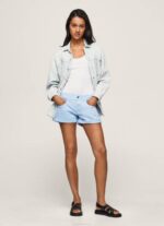 Pepe Jeans normaalikokoiset puuvillashortsit naiset lahti TB00527