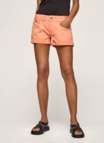 Pepe Jeans normaalikokoiset puuvillashortsit naiset persikka TB00526 - Image 2