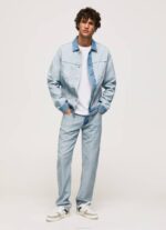 Pepe Jeans nurinpäin käännetty farkkutakki miehet denim TB00848 - Image 2