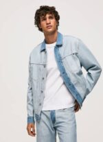 Pepe Jeans nurinpäin käännetty farkkutakki miehet denim TB00848