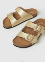 Pepe Jeans oban claic anatomiset sandaalit naiset kultainen TB00674 - Image 3