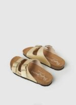 Pepe Jeans oban claic anatomiset sandaalit naiset kultainen TB00674 - Image 4