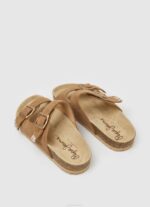Pepe Jeans oban etnic nahka sandaalit naiset tupakka TB00673 - Image 4