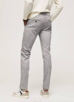 Pepe Jeans ohuet james chino -housut miehet argentti TB001110 - Image 3