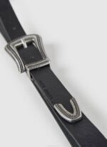 Pepe Jeans ohut nahkavyö naiset musta TB00759 - Image 2