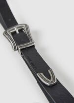 Pepe Jeans ohut nahkavyö naiset musta TB00759 - Image 4