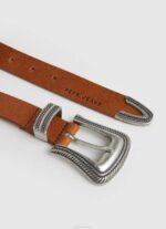 Pepe Jeans ohut nahkavyö naiset rusketus TB00760 - Image 2