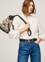 Pepe Jeans olki ämpäripussi naiset musta TB00719