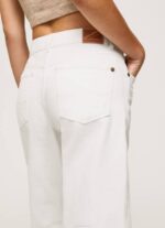 Pepe Jeans pähkinänruskeat korkeavyötäröiset tavalliset farkut naiset denim TB002 - Image 4