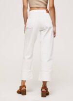Pepe Jeans pähkinänruskeat korkeavyötäröiset tavalliset farkut naiset denim TB002 - Image 5