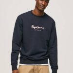 Pepe Jeans painettu logo puuvillapusero miehet dulwich TB00884