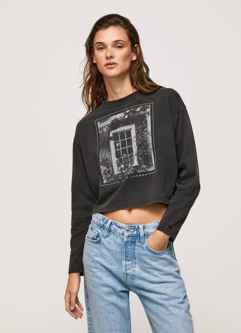 pepe_jeans_painettu_pitkahihainen_t_paita_naiset_pesty_mustaksi_tb00427.jpg Pepe Jeans painettu pitkähihainen t-paita naiset pesty mustaksi TB00427 - Image 1